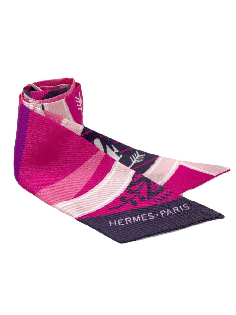 Hermes Twilly Scarf Silk